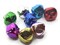 4 30mm Mixed Color Shiny Jingle Bells Christmas Sleigh Bell Charms